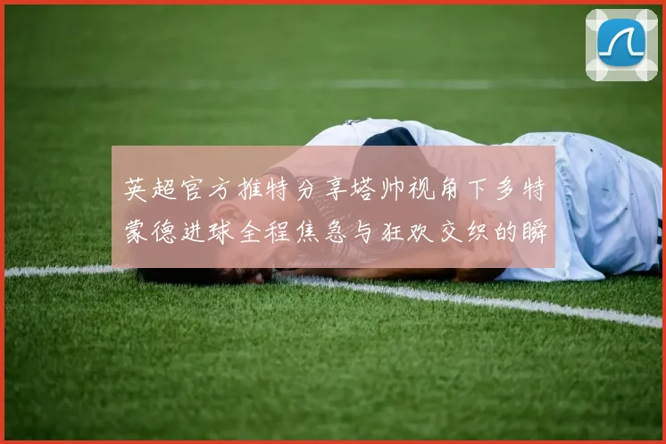 英超官方推特分享塔帅视角下多特蒙德进球全程焦急与狂欢交织的瞬间